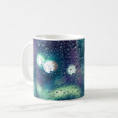 Vintager Regenfalleffekt Kaffeetasse (Vorderseite Links)