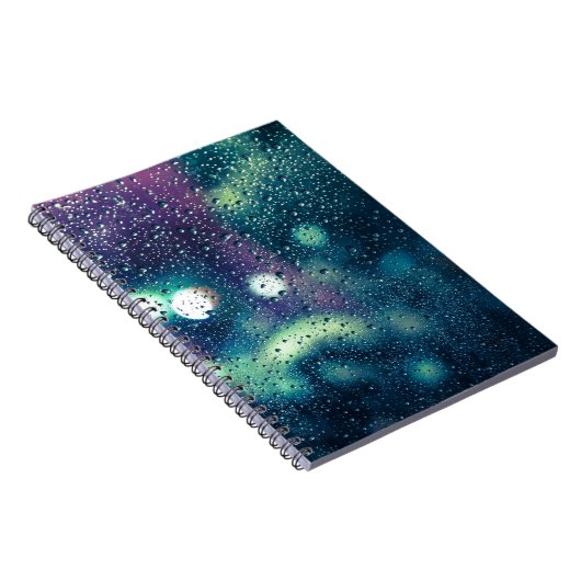 Vintager Regenfalleffekt Notizblock (Rechte Seite)