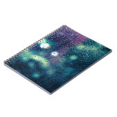 Vintager Regenfalleffekt Notizblock (Linke Seite)