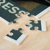 Vintager Reise-Druck Bangkoks, Thailand Puzzle (Seite)