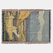 Vintager Reise-Plakat-Banff-Kanadier Rockies Decke (Vorderseite)