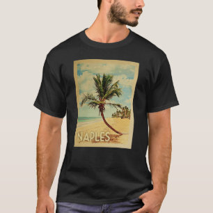 Vintager Reise-T - Shirt Neapels - Strand