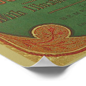 Vintager Reiseführer für Britische Eisenbahn Poster (Ecke)