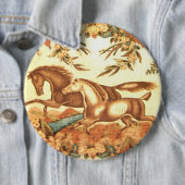 Vintager Reiterpferdeknopf Button (Beispiel)