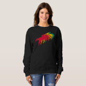 Vintager Reitsportreflex Sweatshirt (Vorne ganz)