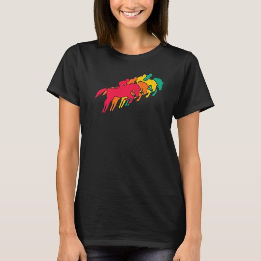 Vintager Reitsportreflex T-Shirt (Vorderseite)