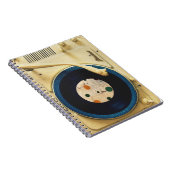 Vintager Rekordspieler Notizblock (Rechte Seite)