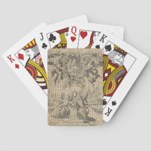 Vintager, religiöser Himmel, viktorianischer Engel Spielkarten