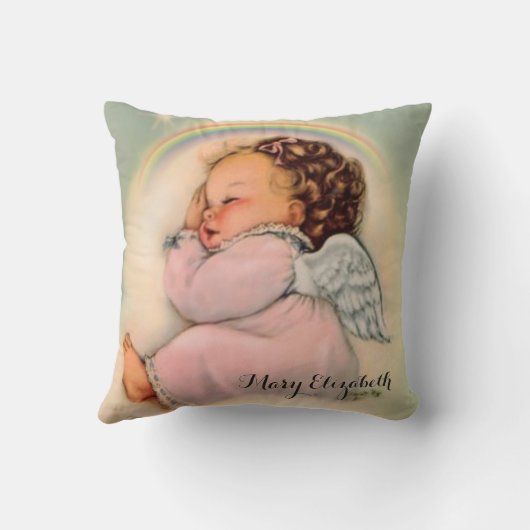 Vintager religiöser kissen (Rückseite)