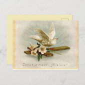 Vintager religiöser Osterdamm Postkarte (Vorne/Hinten)