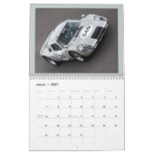 Vintager Rennkalender Kalender (Mär 2027)