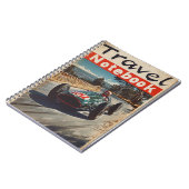 Vintager Rennwagen in Australien Notizblock (Linke Seite)