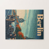 Vintager Rennwagen in Berlin Puzzle (Horizontal)