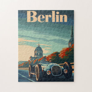 Vintager Rennwagen in Berlin Puzzle
