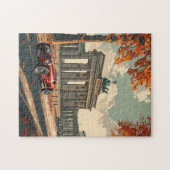 Vintager Rennwagen in Berlin Puzzle (Horizontal)