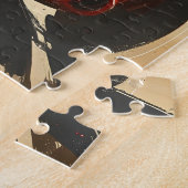 Vintager Rennwagen in der Karibik Puzzle (Seite)