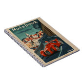 Vintager Rennwagen in Lissabon Notizblock (Rechte Seite)