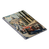 Vintager Rennwagen in Rom Notizblock (Rechte Seite)