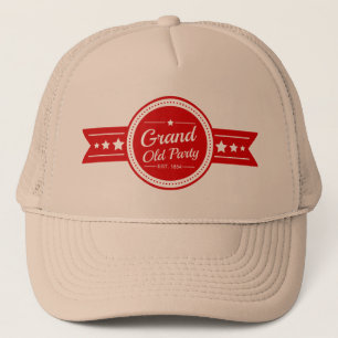 Vintager republikanischer "Grand Old Party" Hut Truckerkappe