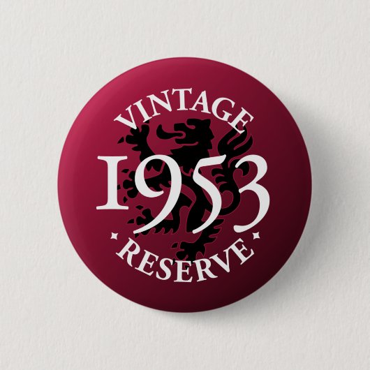 Vintager Reserve Pinback Knopf 1953 Button (Vorderseite)