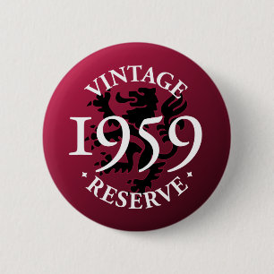Vintager Reserve Pinback Knopf 1959 Button