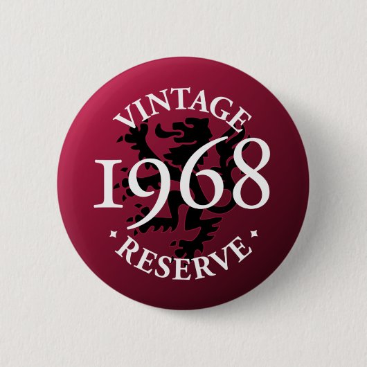 Vintager Reserve Pinback Knopf 1968 Button (Vorderseite)