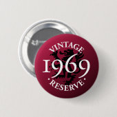 Vintager Reserve Pinback Knopf 1969 Button (Vorne & Hinten)
