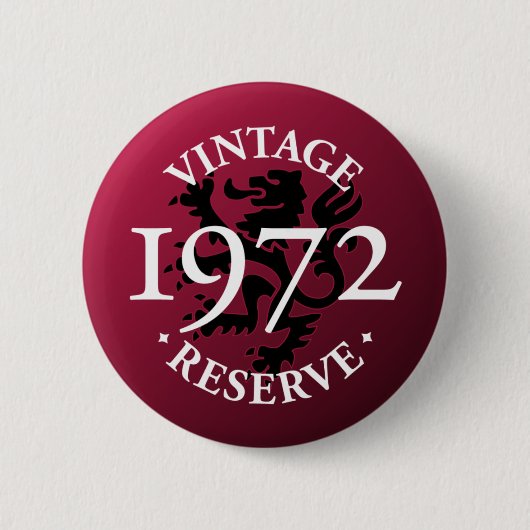 Vintager Reserve Pinback Knopf 1972 Button (Vorderseite)
