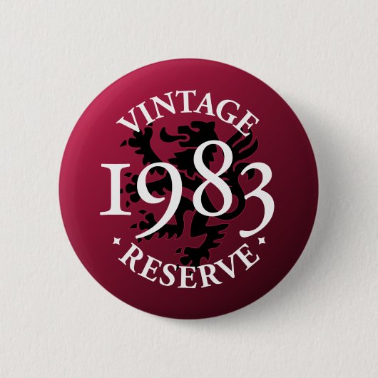 Vintager Reserve Pinback Knopf 1983 Button (Vorderseite)