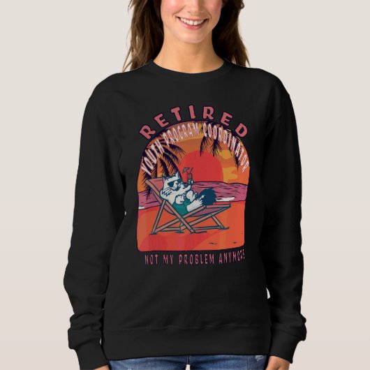 Vintager Retirem-Koordinator des Jugendprogramms Sweatshirt (Vorderseite)