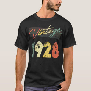 Vintager Retro 1928 95. Geburtstag für 95 Jahre T-Shirt