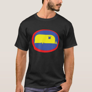 Vintager Retro 80er Surf Style RV Camper-Anhänger T-Shirt