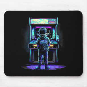 Vintager Retro-Arkade 3 des Videospiels Mousepad