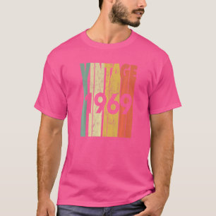 Vintager Retro aus dem Jahr 1969, klassischer Gebu T-Shirt