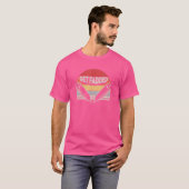 Vintager Retro-Barber verschwindet Trimmer-Frisur T-Shirt (Vorne ganz)