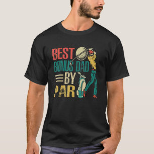 Vintager Retro Best Bonus Vater Par Golf Player T-Shirt