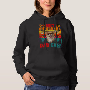 Vintager Retro Best Chihuahua Vater je Niedlicher  Hoodie