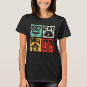 Vintager Retro Beste Katze je Matchhalter F T-Shirt