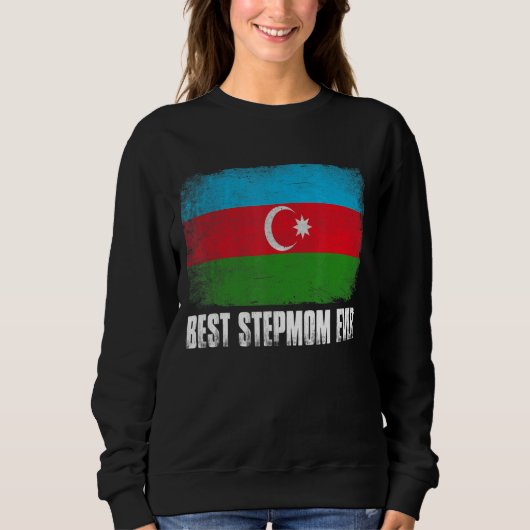 Vintager Retro Beste Stepmutter je Frauen Aserbaid Sweatshirt (Vorderseite)