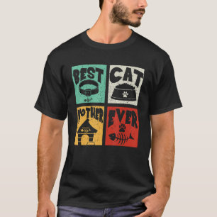 Vintager Retro Bester Katzen Bruder je Matching Be T-Shirt