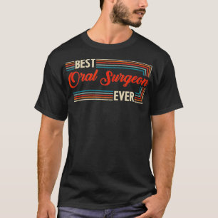 Vintager Retro Bester Oralchirurg je Welten größer T-Shirt