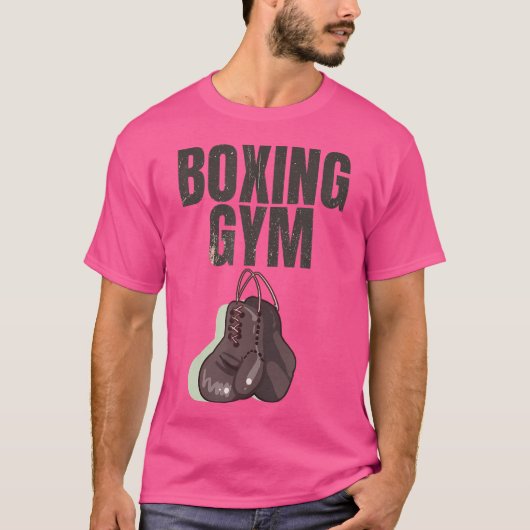 Vintager Retro Boxing Club T-Shirt (Vorderseite)