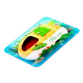 Vintager Retro-Camper Magnet (Linke Seite)