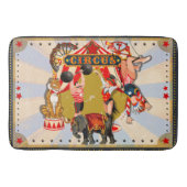 Vintager Retro-Circus Badematte (Vorderseite)