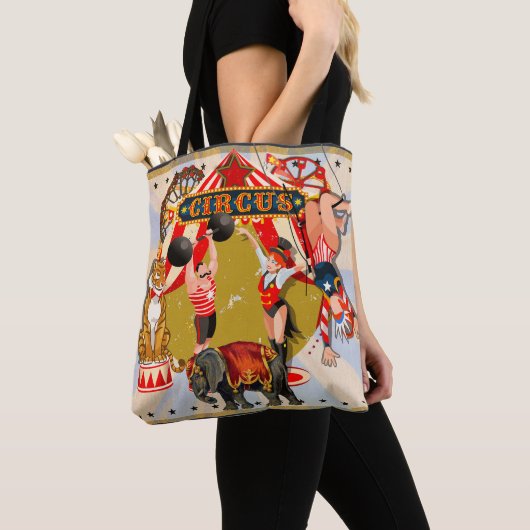 Vintager Retro-Circus Tasche (Von Nahem)