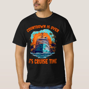 Vintager Retro-Countdown ist vorbei an der Cruise T-Shirt