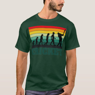Vintager Retro Cricket Summer Cricket English Retr T-Shirt