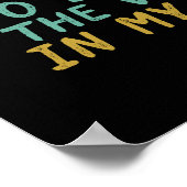 Vintager Retro Drummer Music Band Drum Player Poster (Ecke)