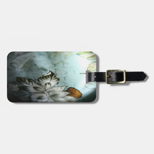 Vintager retro Gepäckumbau Gepäckanhänger (Vorderseite horizontal)