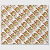 Vintager Retro Geschenkpapier (Flach)